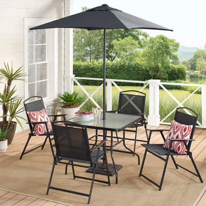 Outdoor Patio Dining Set with Umbrella