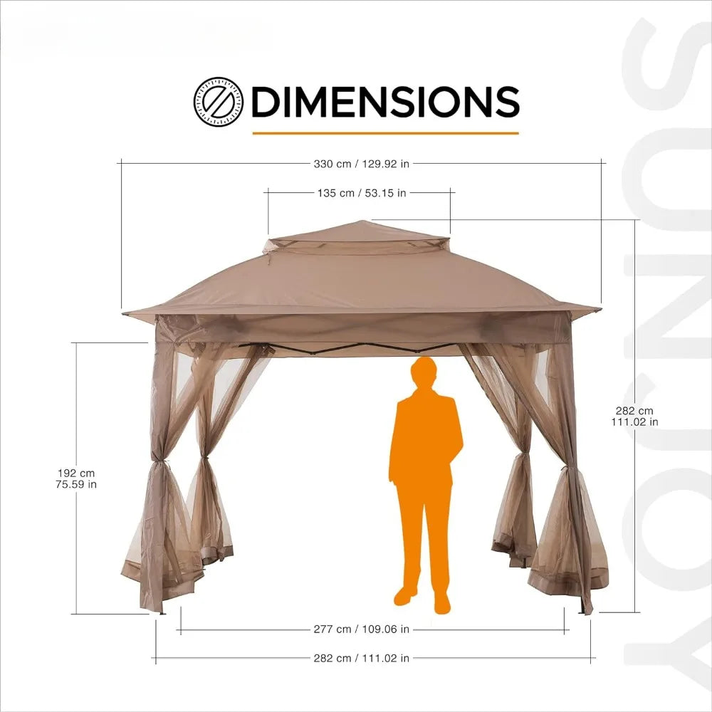 Portable 2 Tier Canopy/Tent with Net