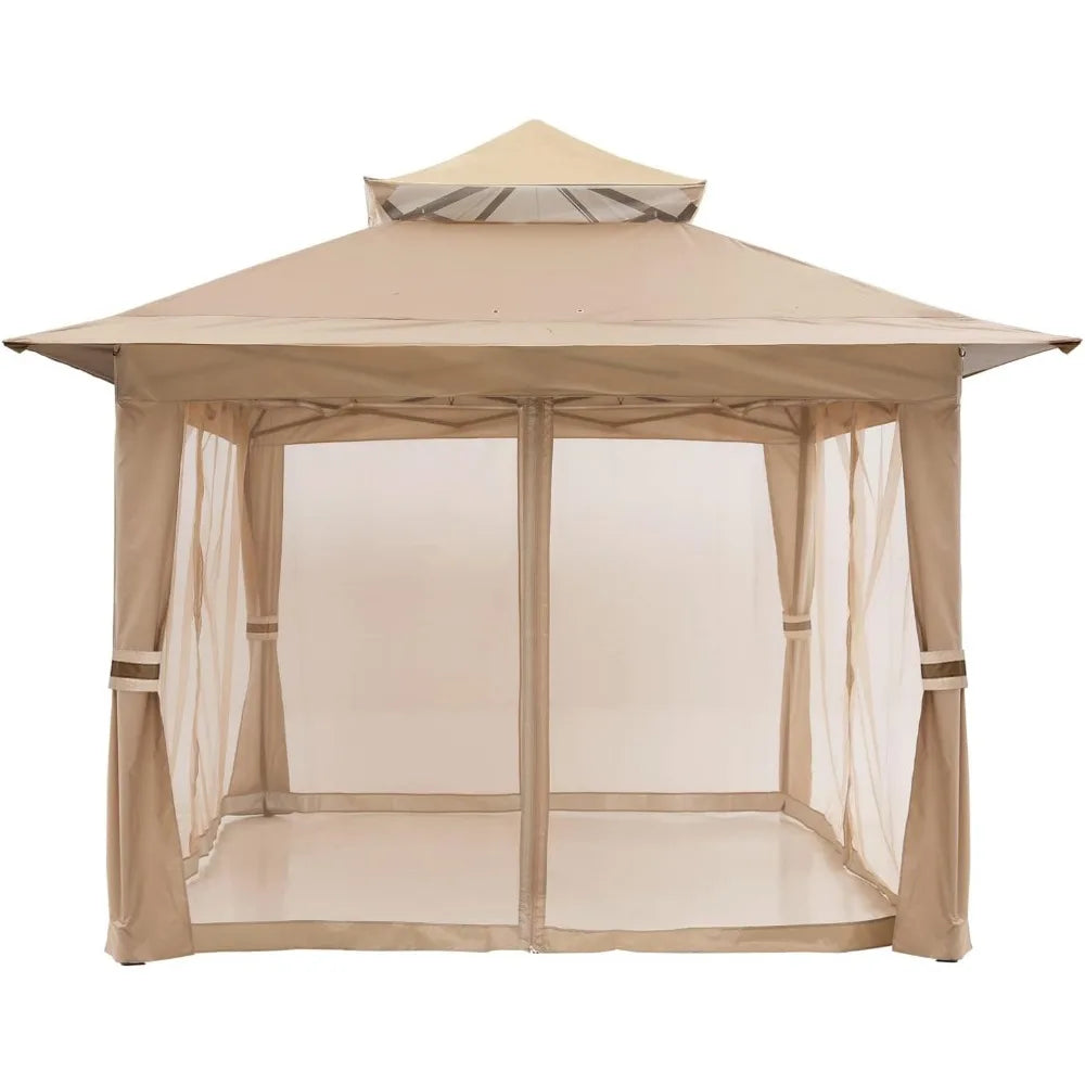 Pop-Up Gazebo with Mesh Wall